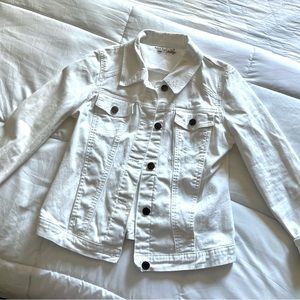 White denim jacket